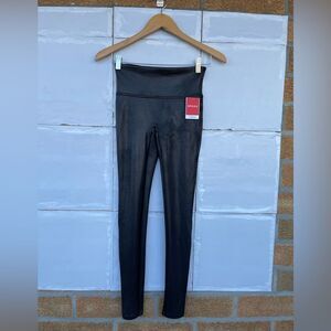 SPANX coated leggings size small